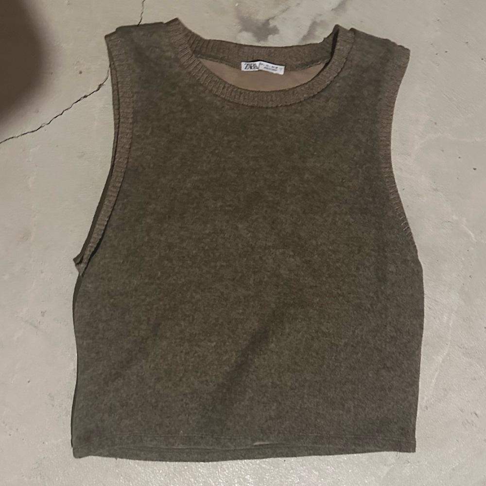 zara sweater vest